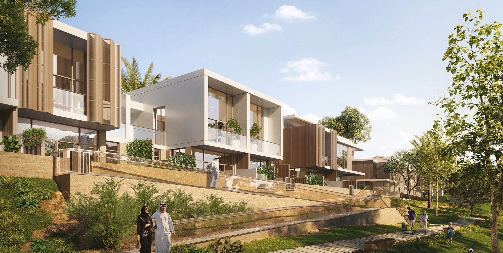 Shamsa Townhouses in Expo Valley